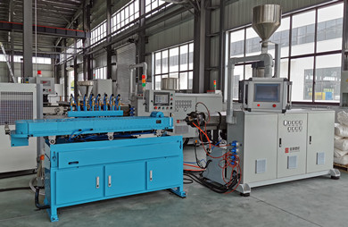 PA/PE/PP/PVC High speed single wall corrugated pipe extrusion line