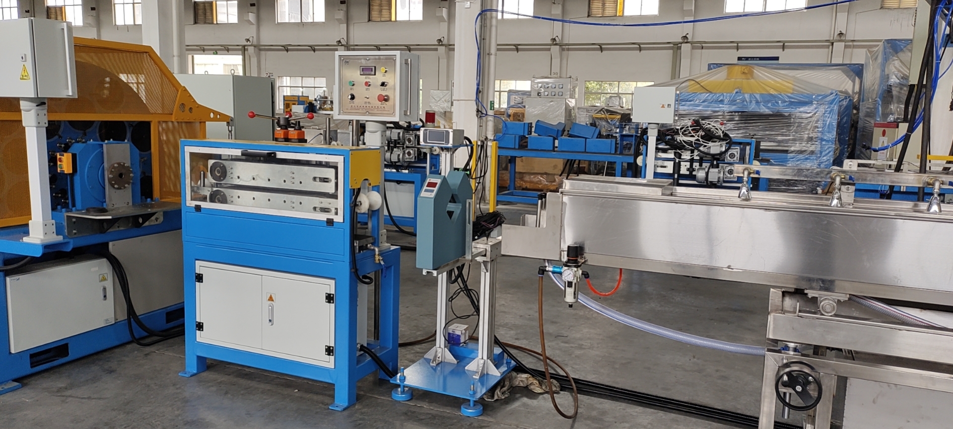 TPV spiral hose extrusion line