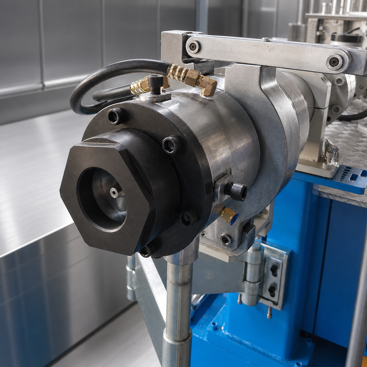 90mm 20D Vacuum Cold Feed Rubber Extruder