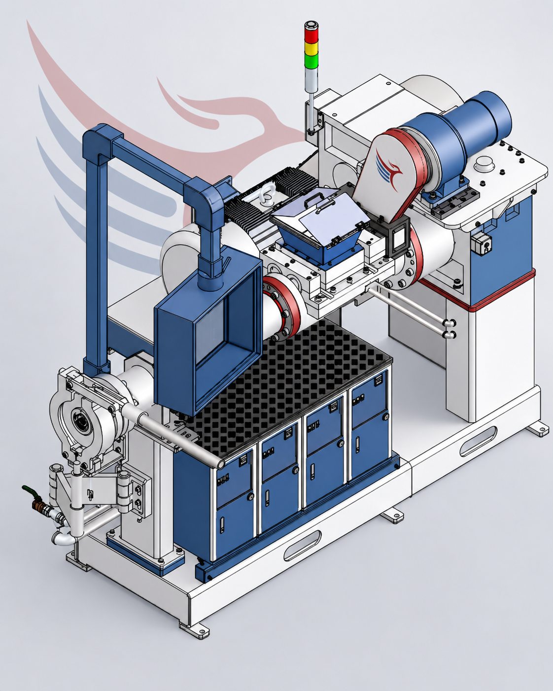 90mm 16D Cold Feed Rubber Extruder